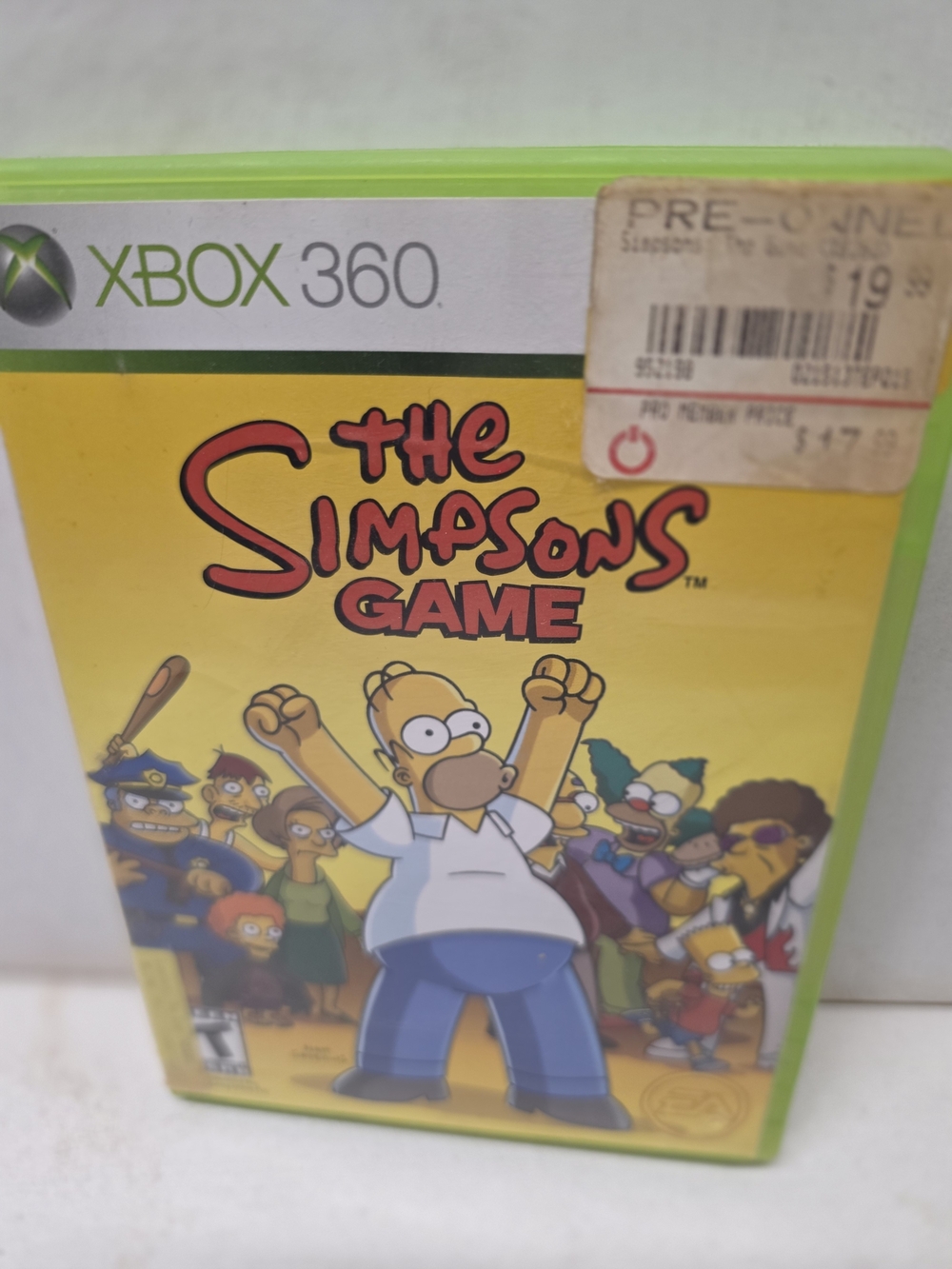 The Simpsons Game Xbox 360 Best Buy Exclusive 2007 Tested Working Rare